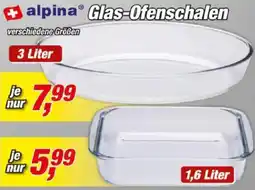 Posten Börse alpina Glas-Ofenschalen Angebot