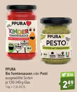 CITTI Markt PPURA Bio Tomtensaucen oder Pesti Angebot