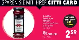 CITTI Markt St. Dalfour Himbeeren Konfitüre Angebot