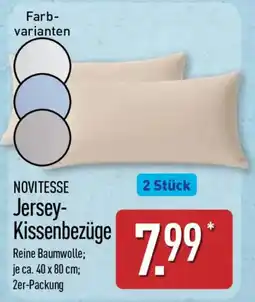 Aldi Nord NOVITESSE Jersey-Kissenbezüge Angebot