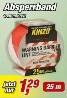 Posten Börse Absperrrband KINZO Angebot