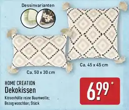 Aldi Nord HOME CREATION Dekokissen Angebot