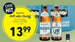 CITTI Markt Bayreuther Hell oder Urstoff Angebot