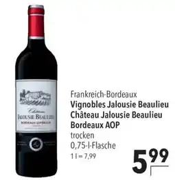 CITTI Markt Vignobles Jalousie Beaulieu Château Jalousie Beaulieu Bordeaux AOP Angebot