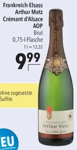 CITTI Markt Frankreich-Elsass Arthur Metz Crémant d'Alsace AOP Angebot