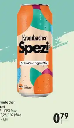 CITTI Markt Krombacher Spezi Cola-Orange-Mix Angebot