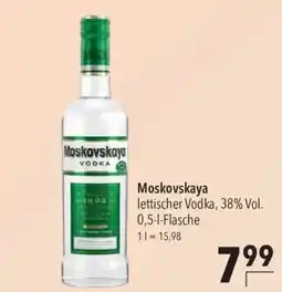 CITTI Markt Moskovskaya lettischer Vodka Angebot