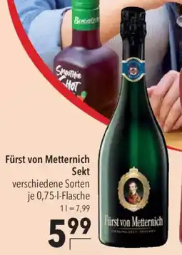 CITTI Markt Fürst von Metternich Sekt Angebot