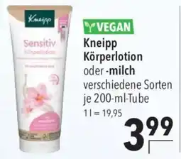 CITTI Markt Kneipp Körperlotion oder -milch Angebot