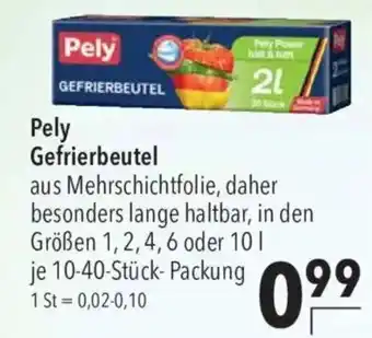 CITTI Markt Pely Gefrierbeutel Angebot