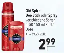 CITTI Markt Old Spice Deo Stick oder Spray Angebot