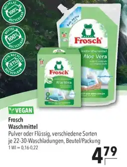 CITTI Markt Frosch Waschmittel Angebot