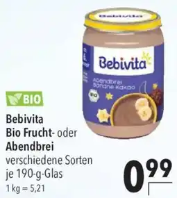 CITTI Markt Bebivita Bio Frucht- oder Abendbrei Angebot