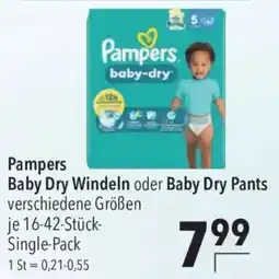 CITTI Markt Pampers Baby Dry Windeln oder Baby Dry Pants Angebot