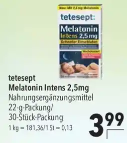 CITTI Markt tetesept Melatonin Intens 2,5mg Angebot