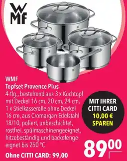 CITTI Markt WMF Topfset Provence Plus Angebot