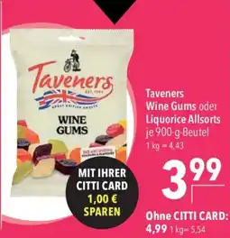 CITTI Markt Taveners Wine Gums Angebot