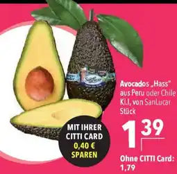 CITTI Markt Avocados "Hass" von SanLucar Angebot