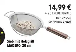 CITTI Markt Sieb mit Holzgriff MADERO Angebot