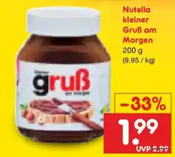 Netto Marken-Discount Nutella gruß Angebot