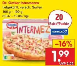 Netto Marken-Discount Dr. Oetker Intermezzo Angebot