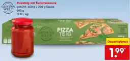 Netto Marken-Discount Pizzateig mit Tomatensauce Angebot