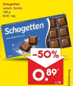 Netto Marken-Discount Schogetten Angebot