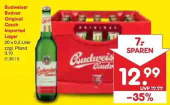 Netto Marken-Discount Budweiser Budvar Original Czech Imported Lager Angebot