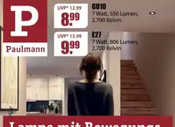 V Baumarkt Lampe mit Bewegungssensor Angebot