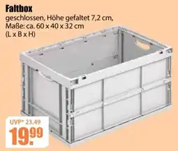 V Baumarkt Faltbox Angebot
