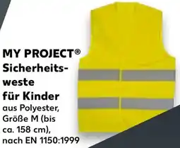 Kaufland MY PROJECT Sicherheitsweste für Kinder Angebot