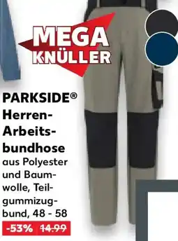 Kaufland PARKSIDE Herren Arbeitsbundhose Angebot