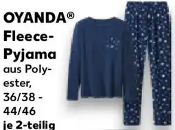 Kaufland OYANDA Fleece Pyjama Angebot
