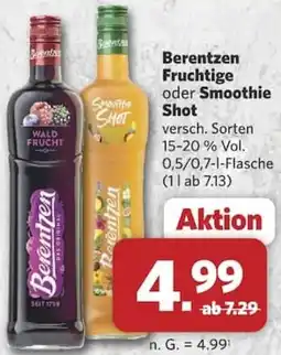 Combi Berentzen Fruchtige oder Smoothie Shot Angebot