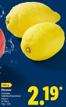 Lidl Zitronen Angebot