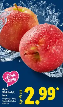 Lidl Apfel Pink Lady, lose Angebot
