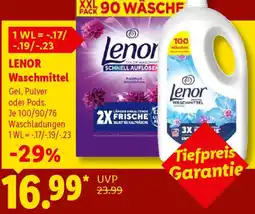 Lidl LENOR Waschmittel Angebot