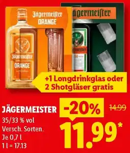Lidl Jägermeister Angebot