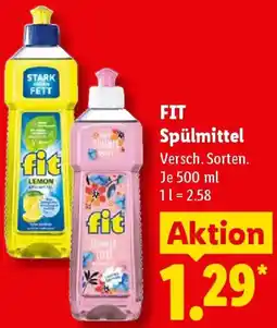 Lidl FIT Spülmittel Angebot