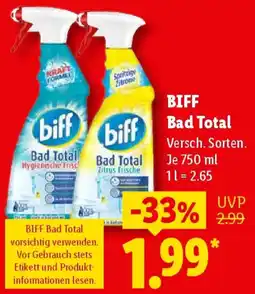 Lidl BIFF Bad Total Angebot