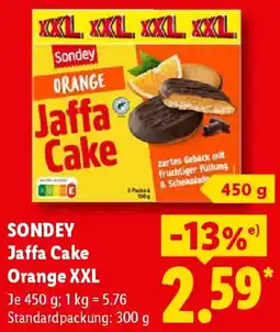 Lidl SONDEY Jaffa Cake Orange XXL Angebot