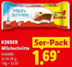 Lidl KINDER Milchschnitte Angebot