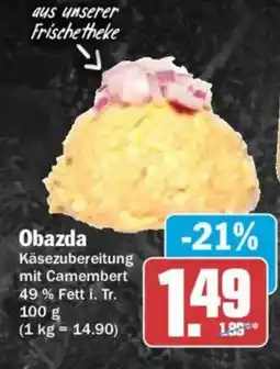 AEZ Obazda Käsezubereitung mit Camembert Angebot