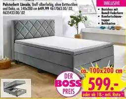 Möbel Boss Polsterbett Lincoln Angebot