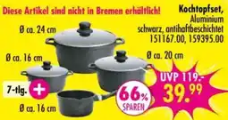Möbel Boss Kochtopfset, Aluminium Angebot
