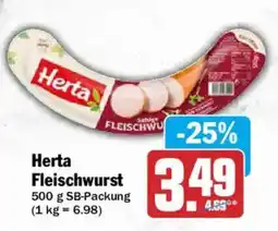 AEZ Herta Fleischwurst Angebot