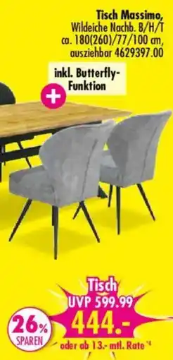 Möbel Boss Tisch Massimo Angebot