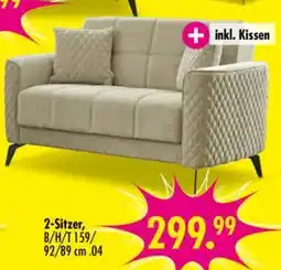 Möbel Boss Seher Garnitur Linden mit Funktion - 2-Sitzer Angebot