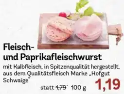 AEZ Fleisch- und Paprikafleischwurst mit Kalbfleisch Angebot