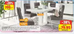 SCONTO Schwingstuhl Bezug Microfaser Gestell Edelstahl gebürstet Angebot